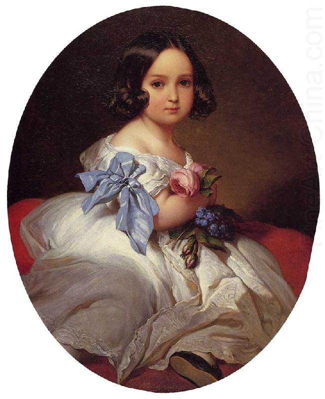 Franz Xaver Winterhalter Princess Charlotte of Belgium china oil painting image